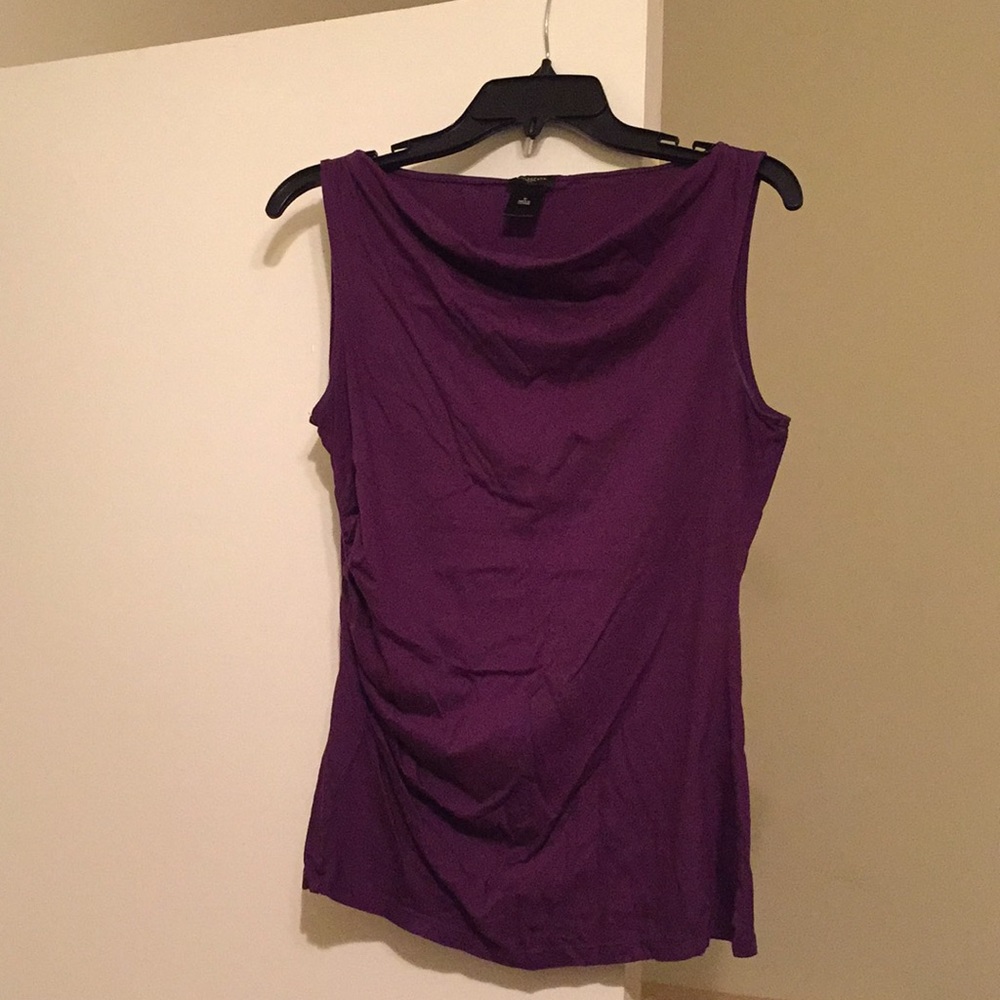 Business casual, purple tank dress shirt